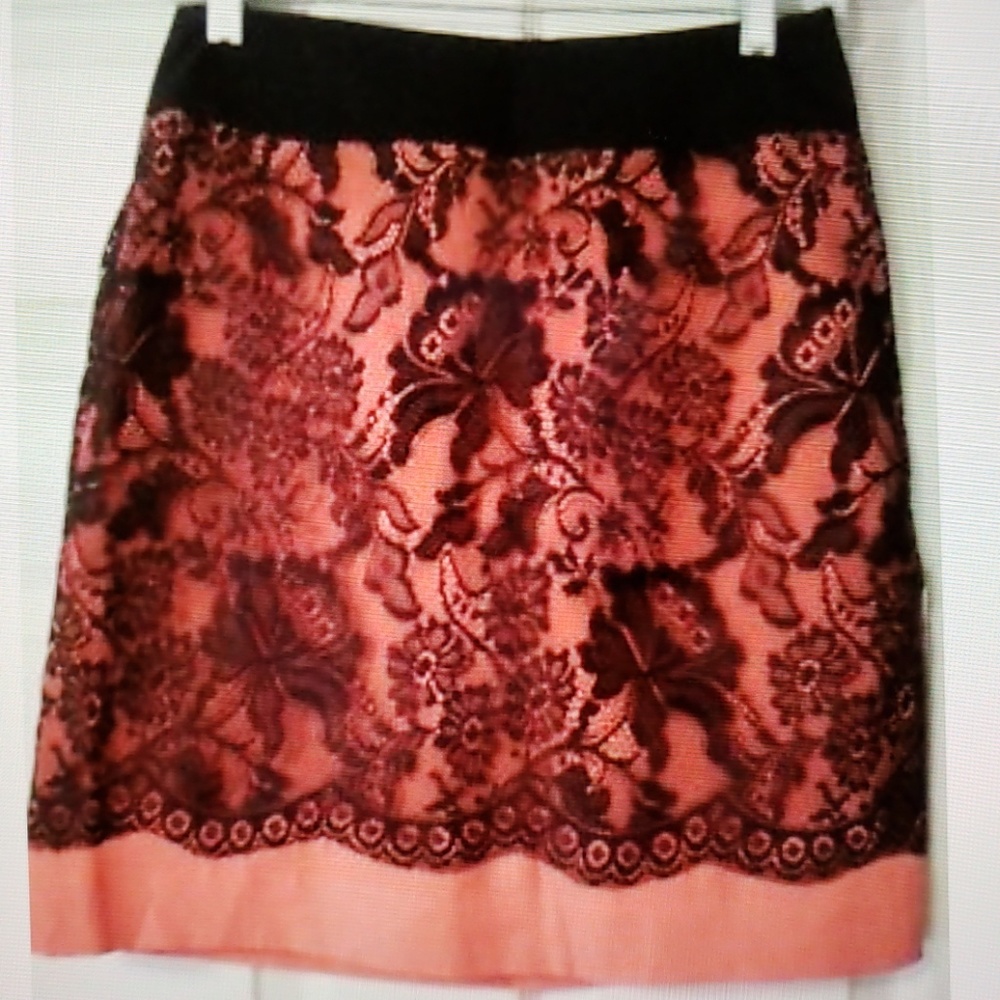 The Limited Lace Overlay Skirt Size 0 New